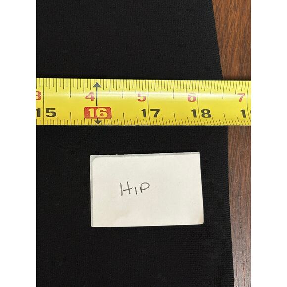 Max Mara Pianoforte Vintage 90s Black Cheongsam Sheath Dress 40 IT 6 US - Picture 11 of 12